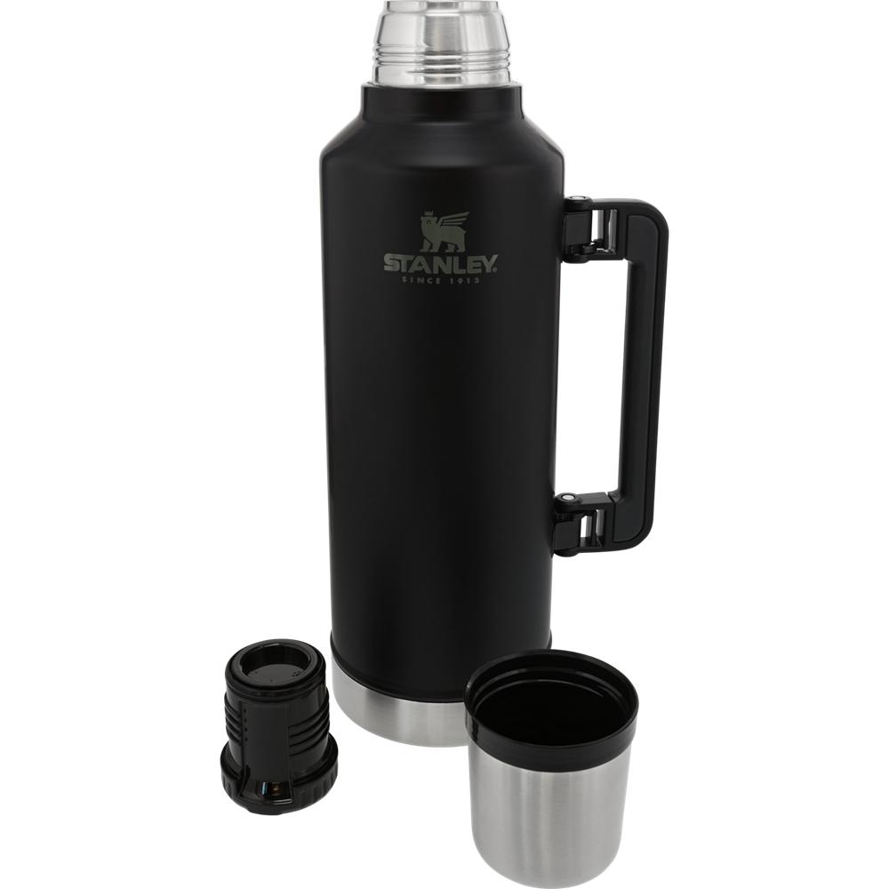 Matte Black Stanley Classic Legendary Vacuum Insulated Bottle | 2.5 QT Vacuum Bottles | 93251-BFAV