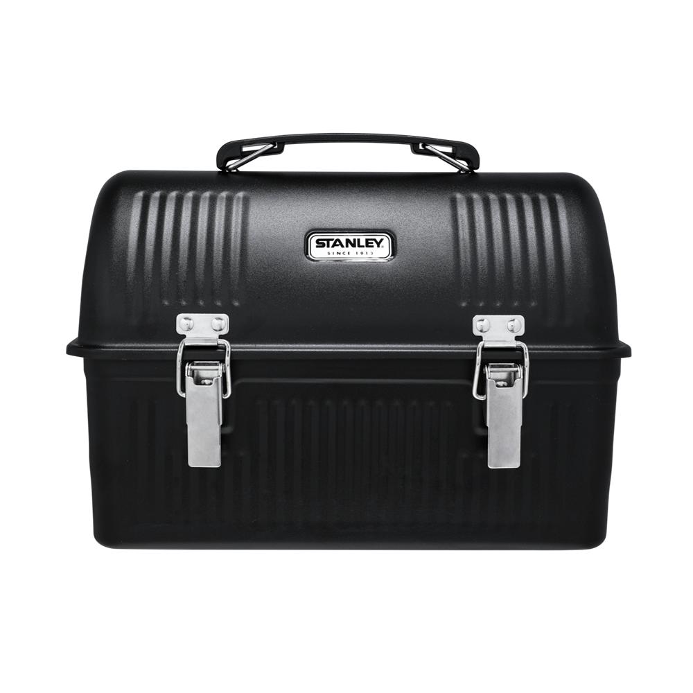 Matte Black Stanley Classic Metal Lunch Box | 10 OZ | Stainless Steel Storage | 15027-ECWK