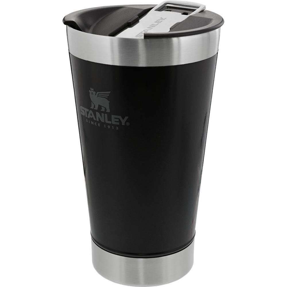 Matte Black Stanley Classic Stay Chill Insulated Beer Pint | 16OZ Tumbler Cups | 41063-TARV