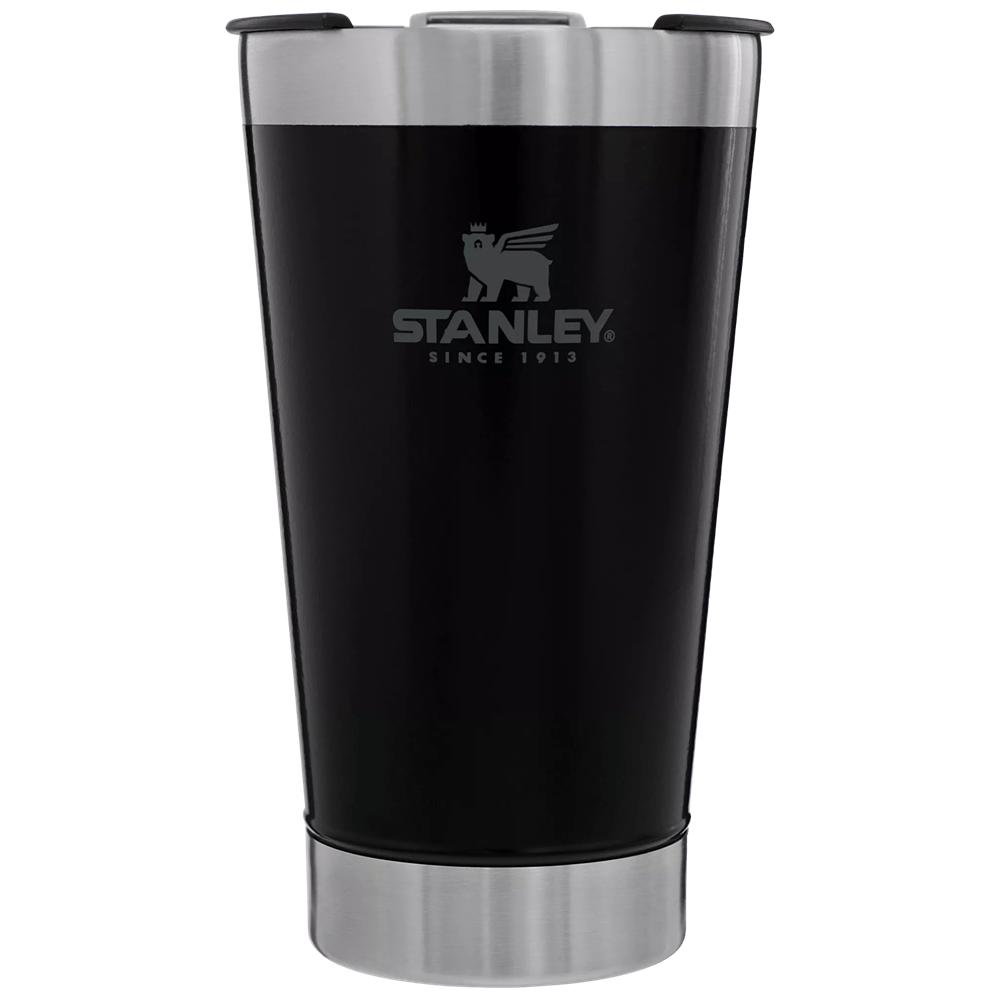 Matte Black Stanley Classic Stay Chill Insulated Beer Pint | 16OZ Tumbler Cups | 41063-TARV