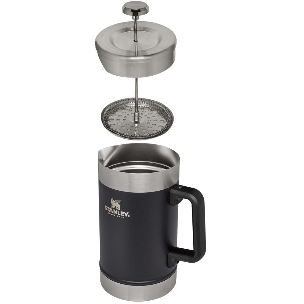 Matte Black Stanley Classic Stay Hot French Coffee Press | 48OZ Cups | 01789-LGBU