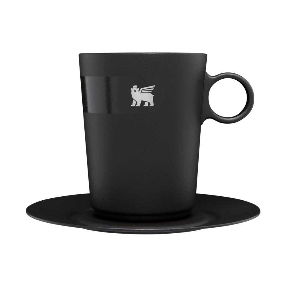 Matte Black Stanley The DayBreak Café Latte Cup & Stillness Saucer | 10.6OZ Insulated Coffee Mug Cups | 16847-DXOM