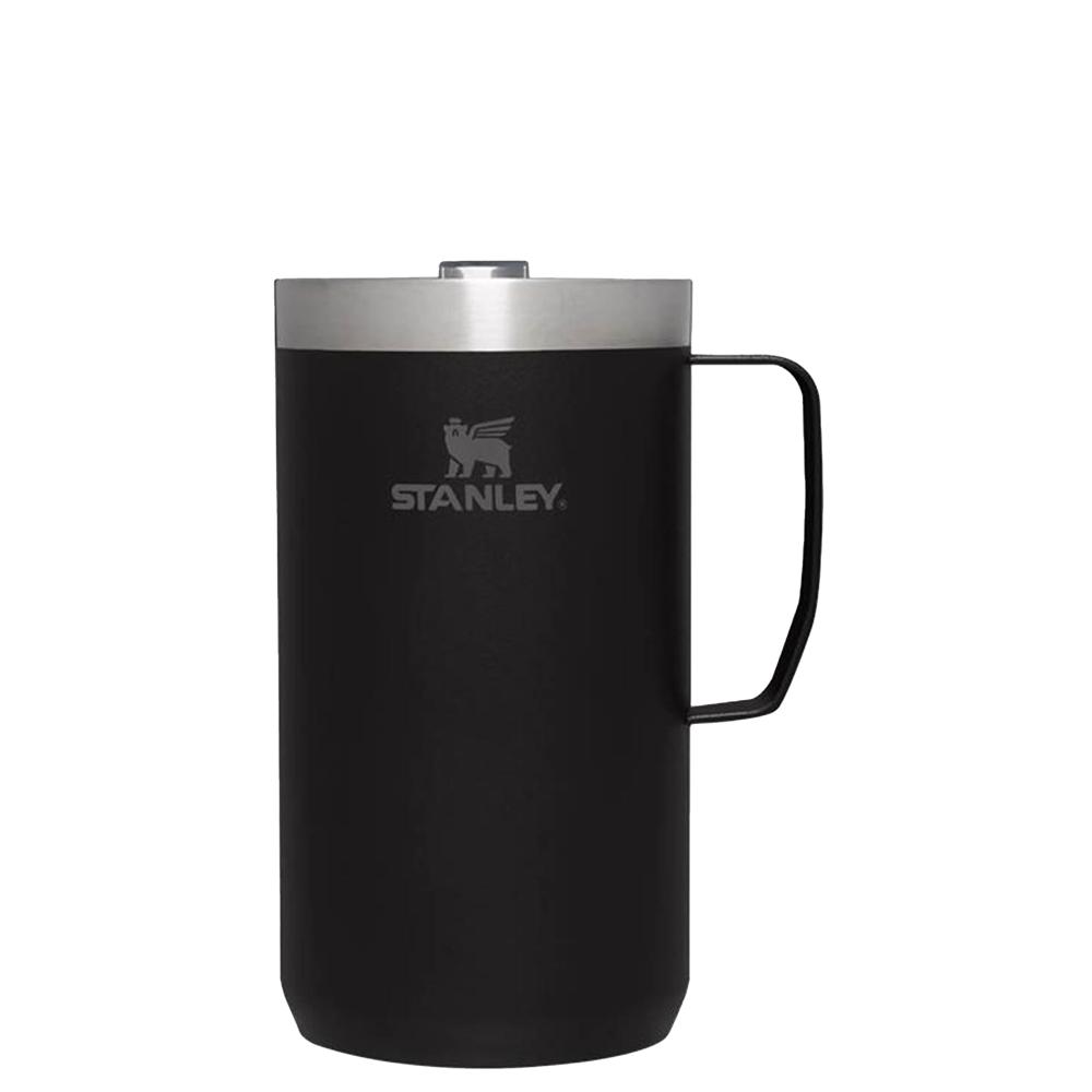 Matte Black Stanley The Stay-Hot Camp | 24 OZ Mugs | 16459-XSKE