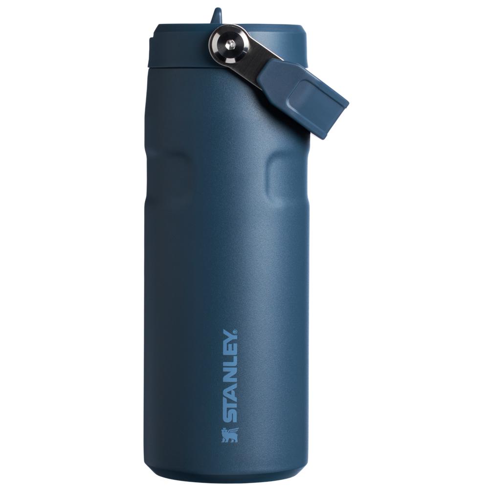 Navy Stanley The IceFlow™ Bottle with Flip Straw Lid | 16 OZ Water Bottles | 61394-VKPX