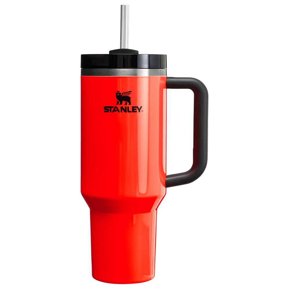 Neon Orange Stanley The Neon Quencher H2.0 FlowState™ | 40 OZ Tumbler | 93615-XLGM