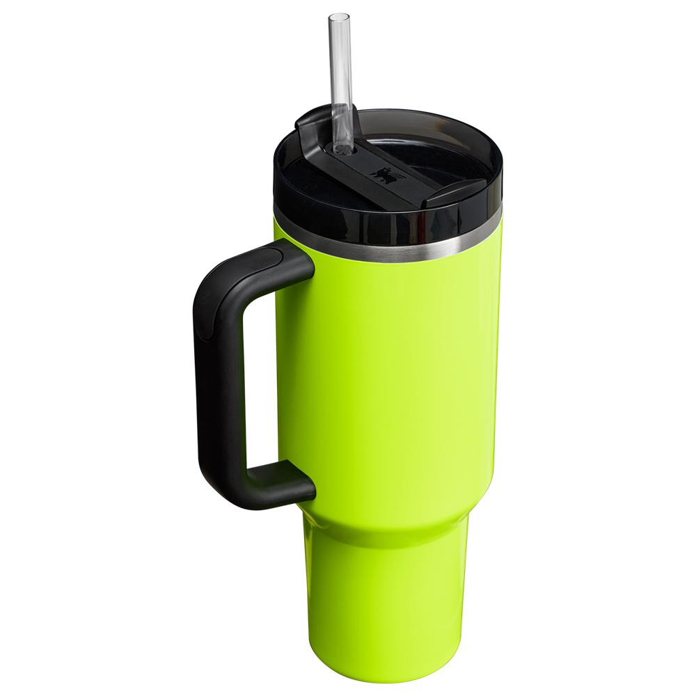 Neon Yellow Stanley The Neon Quencher H2.0 FlowState™ | 40 OZ Tumbler | 10274-ESRI