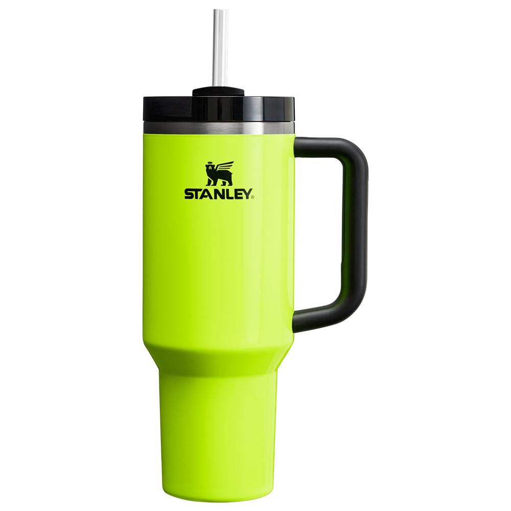 Neon Yellow Stanley The Neon Quencher H2.0 FlowState™ | 40 OZ Tumbler | 10274-ESRI