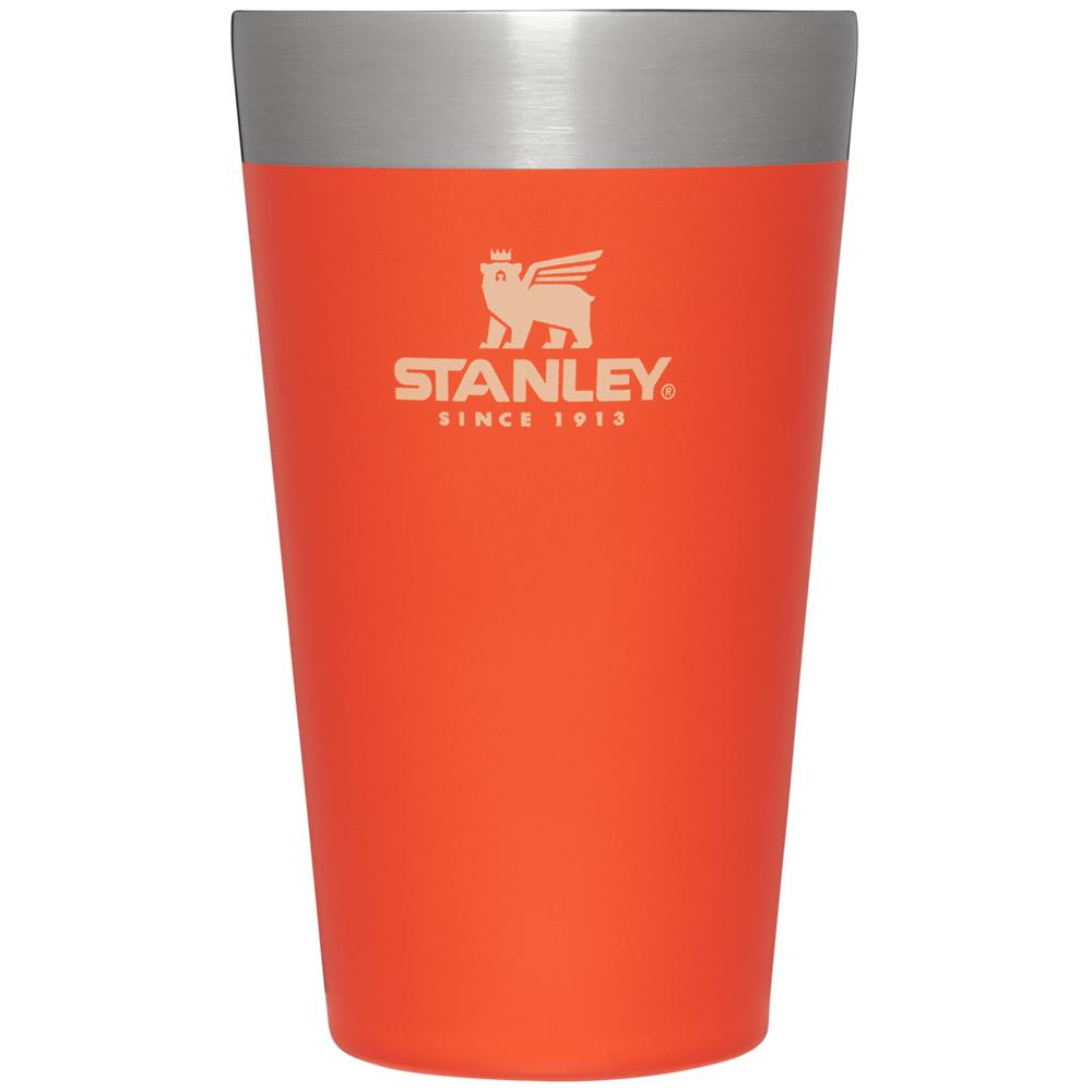 Orange Stanley Adventure Stacking Stainless Steel Beer Pint | 16OZ Tumbler Cups | 65341-TQCS