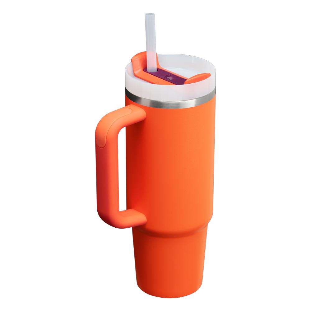 Orange Stanley Quencher H2.0 Travel | 30 OZ Tumbler | 29657-CYOT