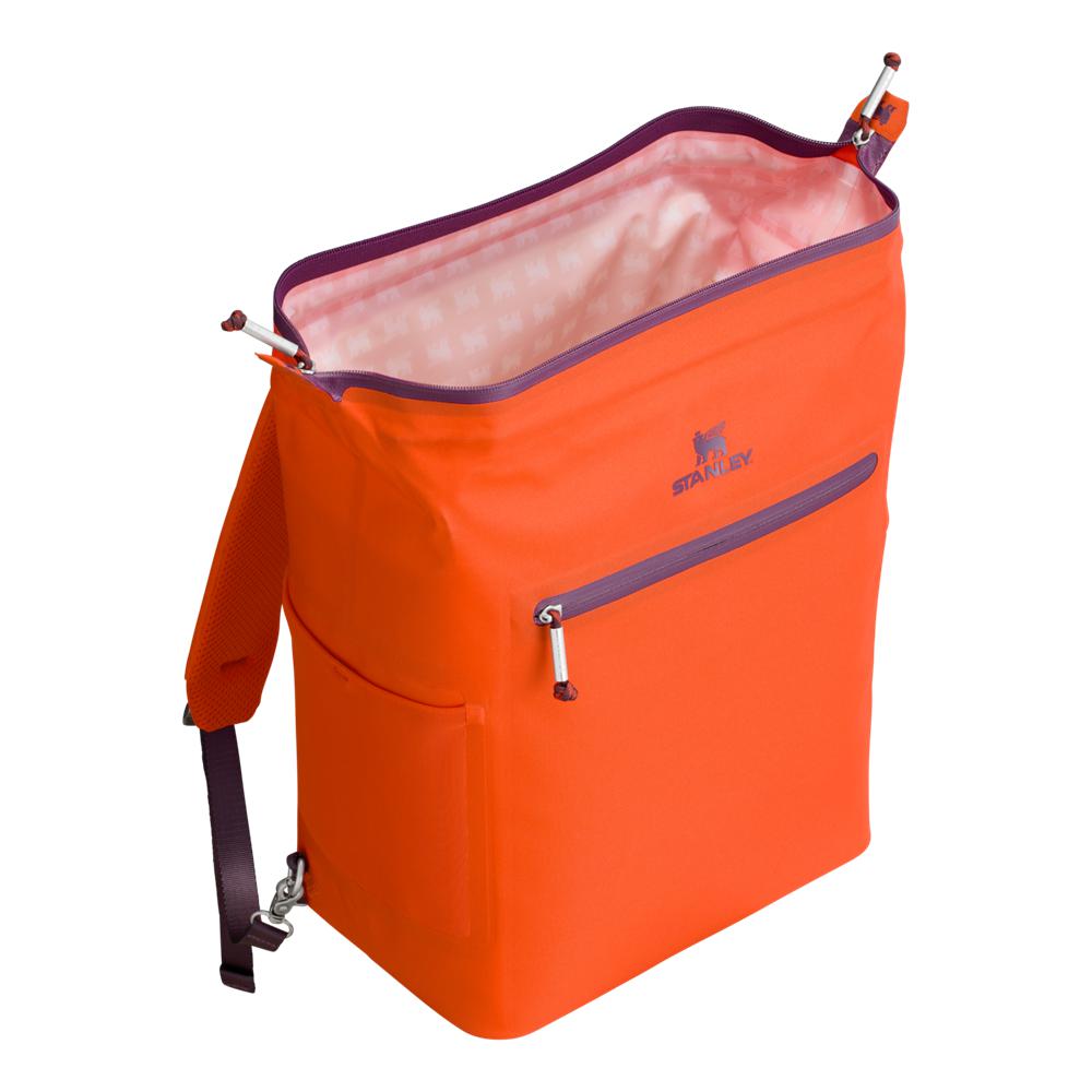 Orange Stanley The All Day Madeleine Midi Cooler Backpack | 20 Can | 14.8 QT | 14.0 L Storage | 60953-DSGV