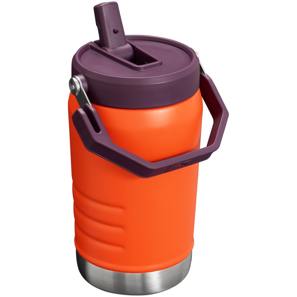 Orange Stanley The IceFlow Flip Straw Jug | 40 OZ | Insulated JUGS | 63548-XFLT