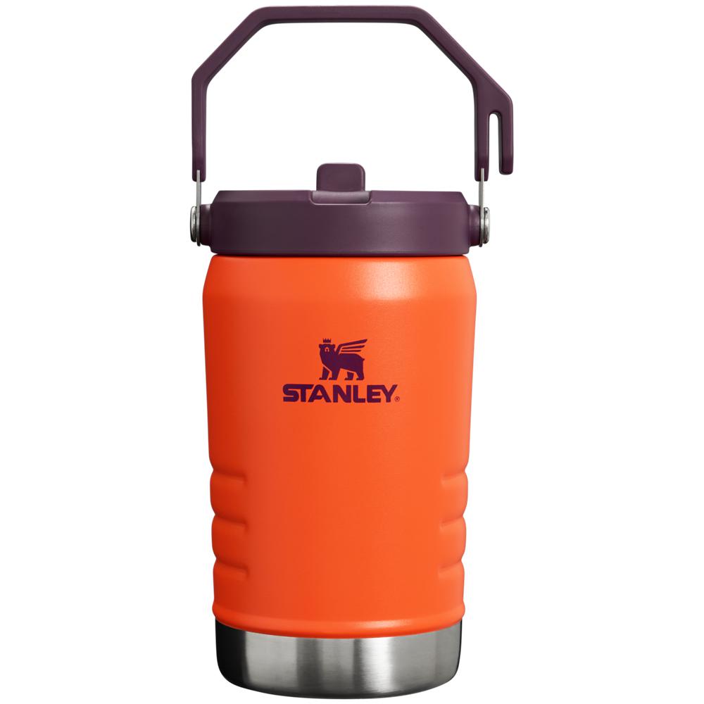 Orange Stanley The IceFlow Flip Straw Jug | 40 OZ | Insulated JUGS | 63548-XFLT