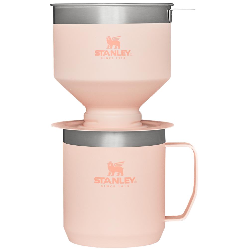 Pink Stanley Classic Perfect-Brew Pour Over Set | Camp Coffee Maker Cups | 34706-APQB