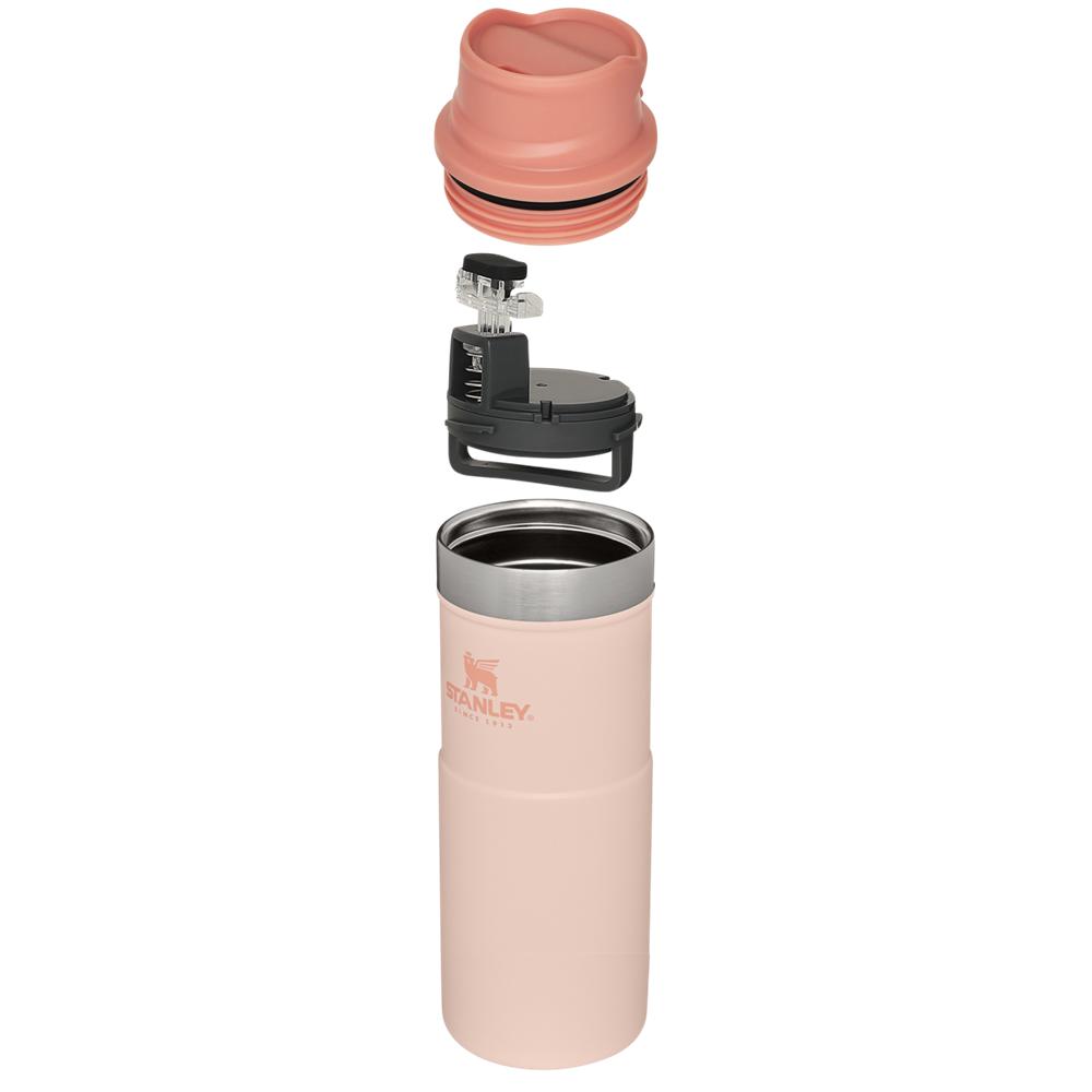 Pink Stanley Classic Trigger Action Travel Insulated Coffee Tumbler | 16 OZ Mugs | 92357-KWUT