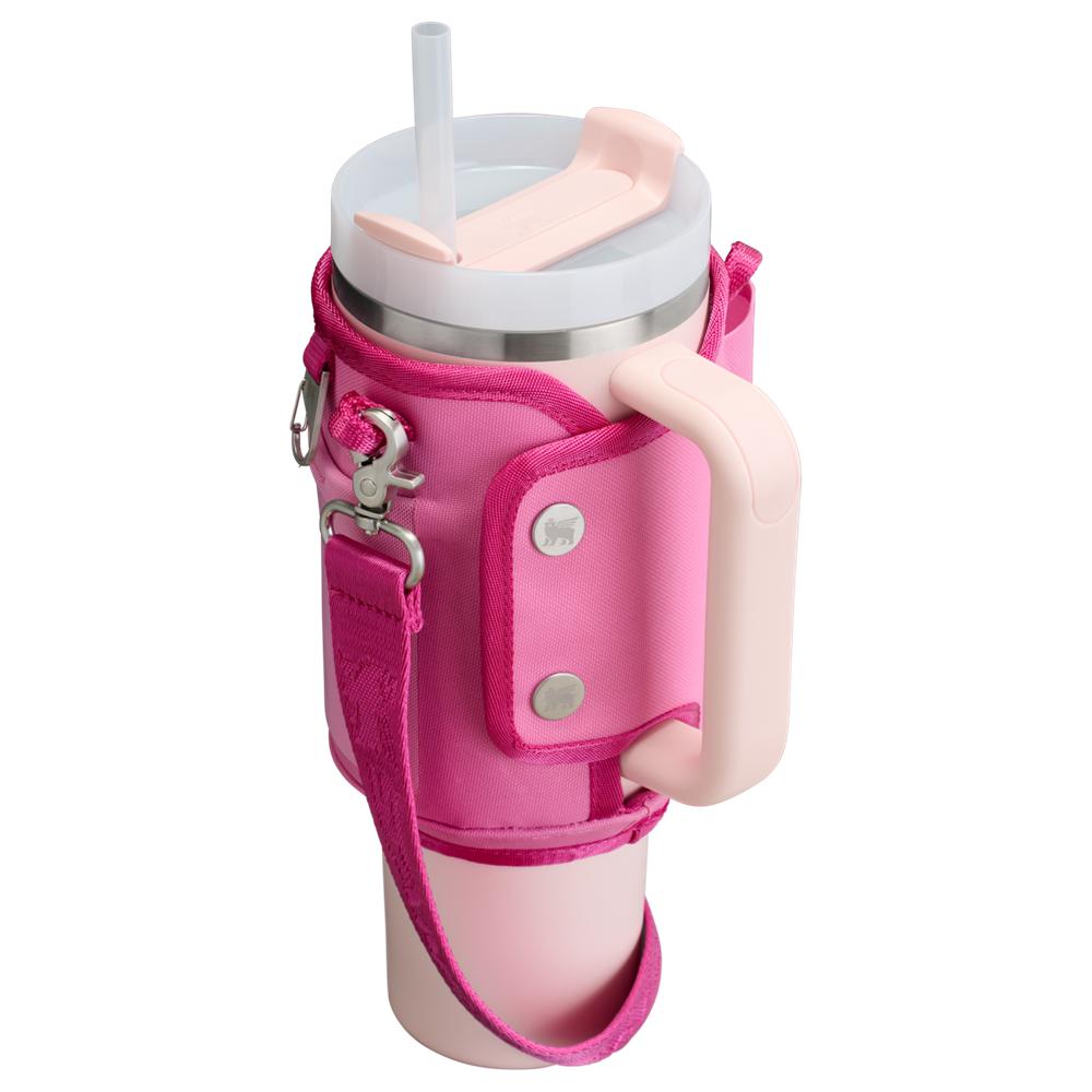 Pink Stanley The All Day 40 OZ Quencher Carry-All Tumbler | 34057-AGXD