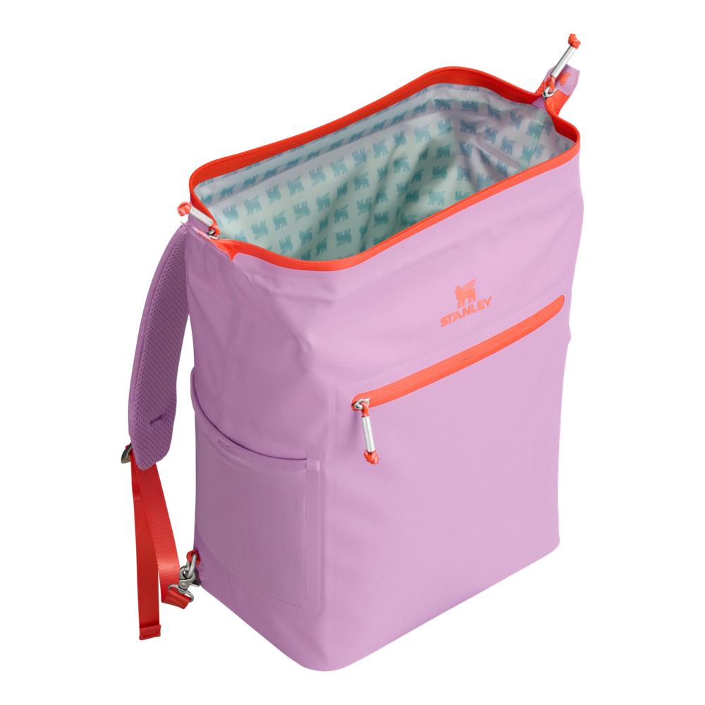 Pink Stanley The All Day Madeleine Midi Cooler Backpack | 20 Can | 14.8 QT | 14.0 L Storage | 38657-DBUA