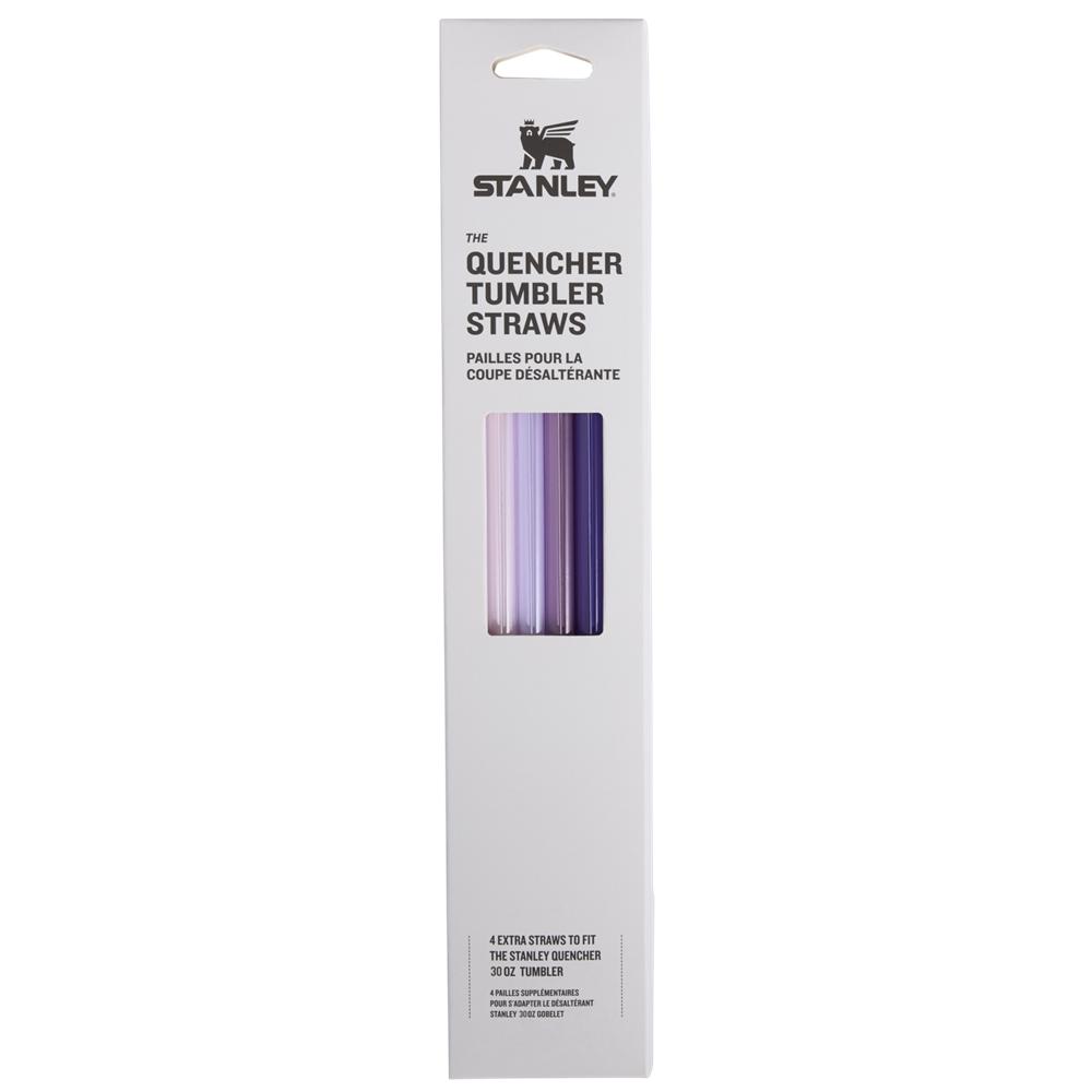 Purple Stanley Replacement Straw 4 Pack | 30 OZ Quencher Tumbler Straws | 09453-QGID