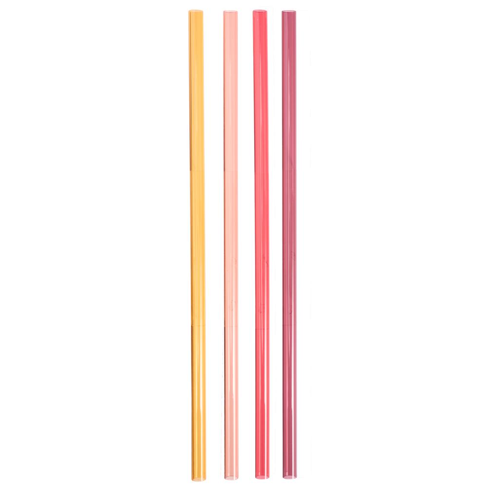 Red/Orange Multi Pack Stanley Replacement Straw 4 Pack | 40 OZ Quencher Tumbler Straws | 34812-PNZG