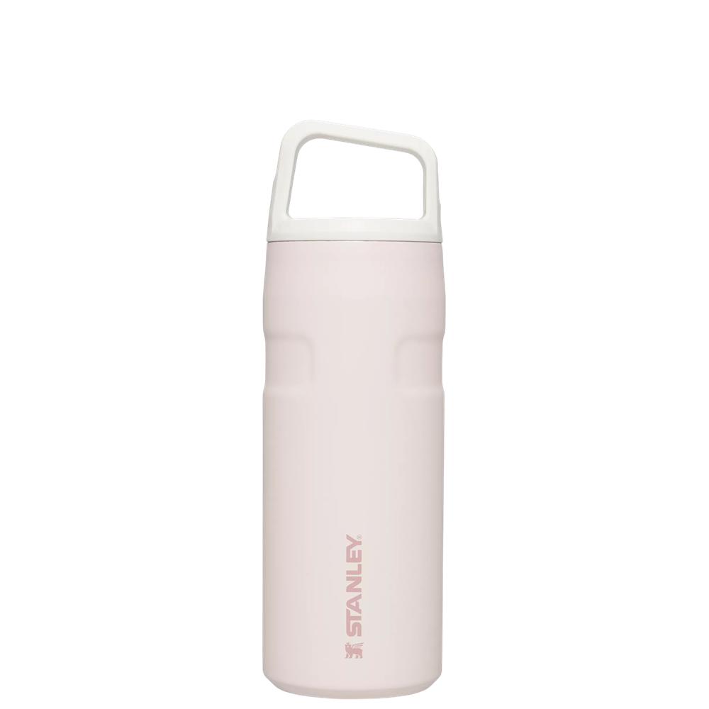 Rose Quartz Glimmer Stanley IceFlow™ Bottle with Cap and Carry+ Lid | 16 OZ Water Bottles | 38097-WYRS