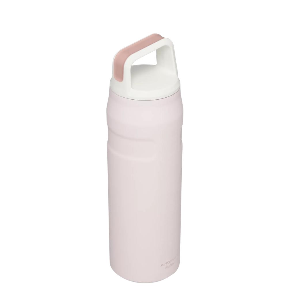 Rose Quartz Glimmer Stanley IceFlow™ Bottle with Cap and Carry+ Lid | 24 OZ Water Bottles | 49850-CWJD