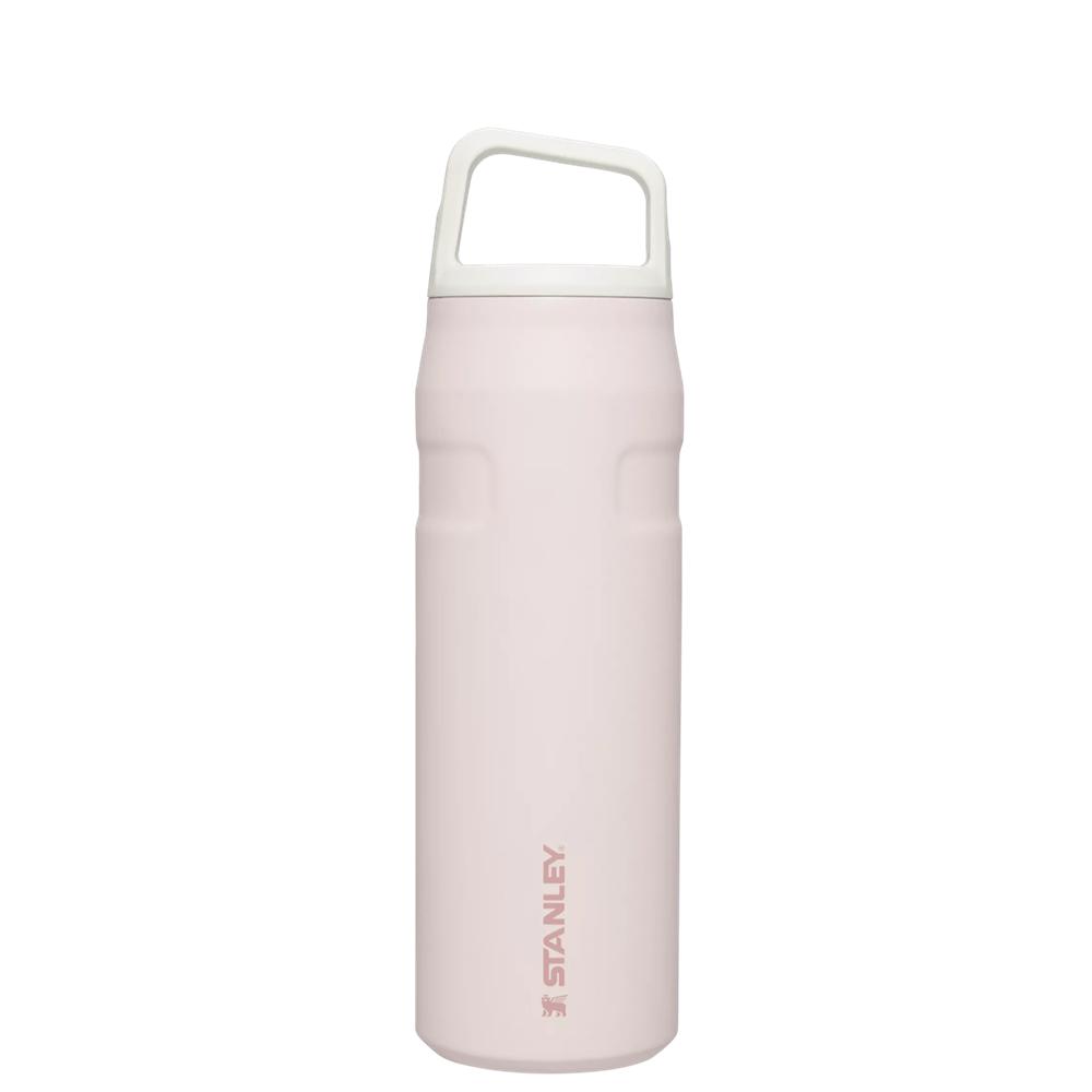 Rose Quartz Glimmer Stanley IceFlow™ Bottle with Cap and Carry+ Lid | 24 OZ Water Bottles | 49850-CWJD