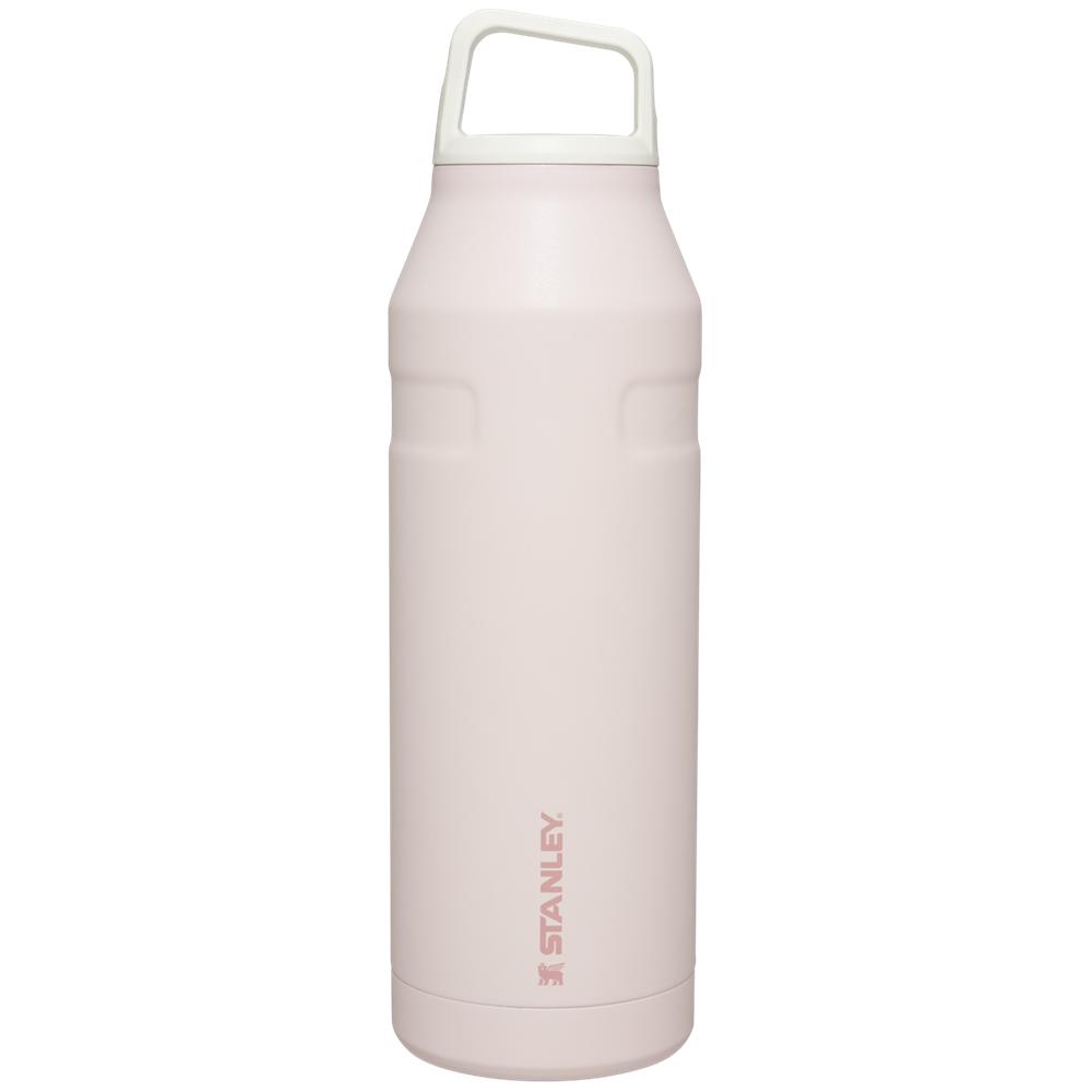 Rose Quartz Glimmer Stanley IceFlow™ Bottle with Cap and Carry+ Lid | 50 OZ Water Bottles | 85026-IWBY