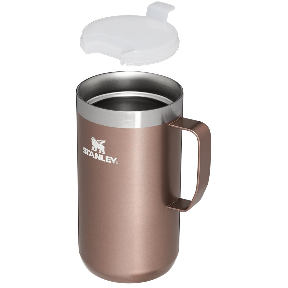 Rose Quartz Glow Stanley The Stay-Hot Camp | 24 OZ Mugs | 87315-FVDI