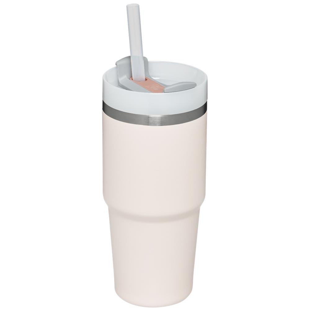 Rose Quartz Stanley Quencher H2.0 Travel | 14 OZ Tumbler | 12035-RJSD