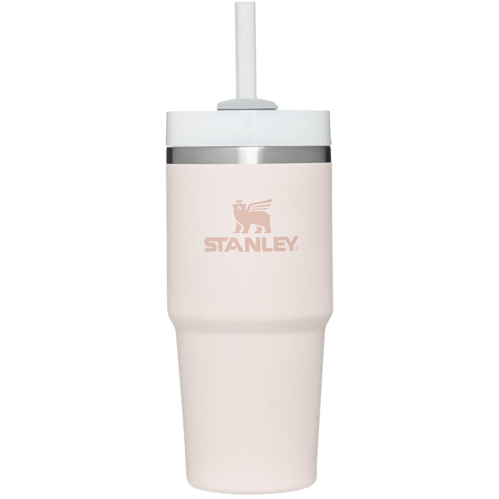 Rose Quartz Stanley Quencher H2.0 Travel | 14 OZ Tumbler | 12035-RJSD