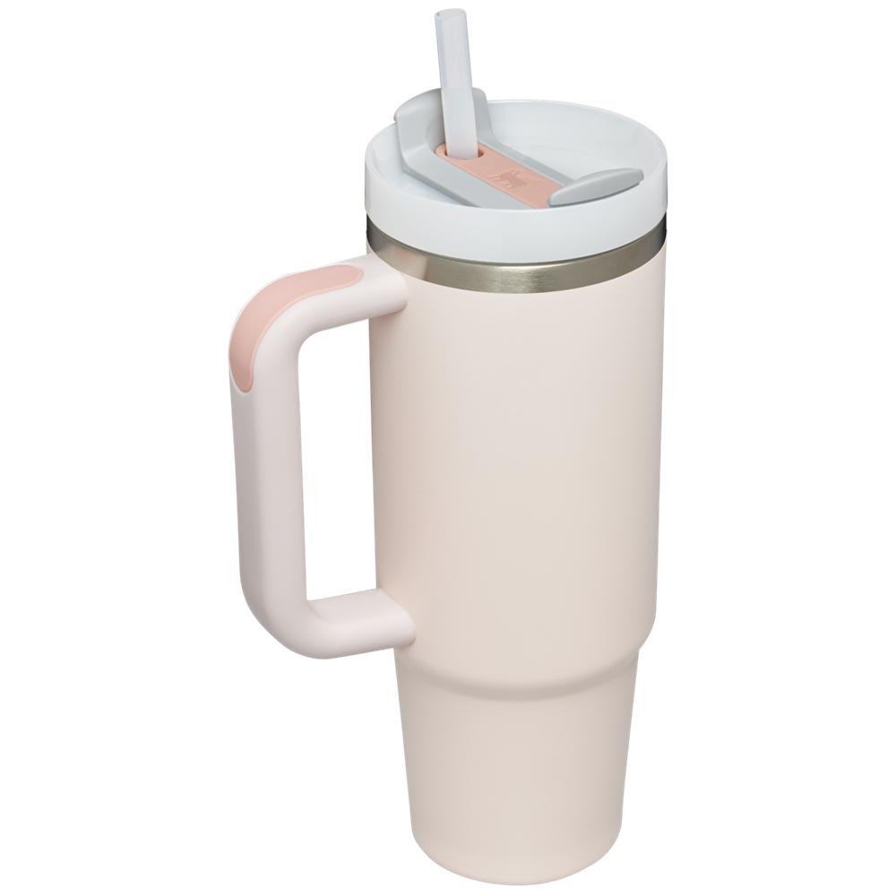 Rose Quartz Stanley Quencher H2.0 Travel | 30 OZ Tumbler | 69241-GQPZ