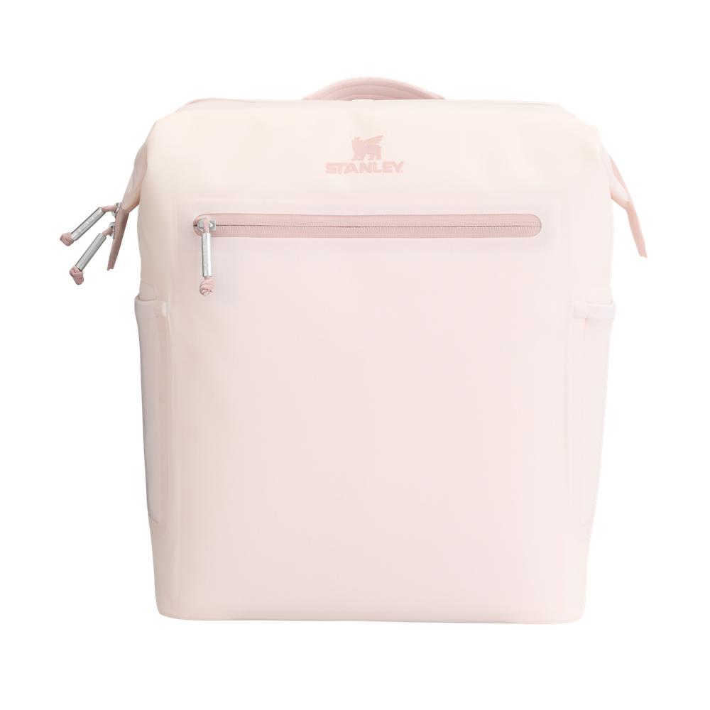 Rose Quartz Stanley The All Day Madeleine Midi Cooler Backpack | 20 Can | 14.8 QT | 14.0 L Storage | 64120-LAPS