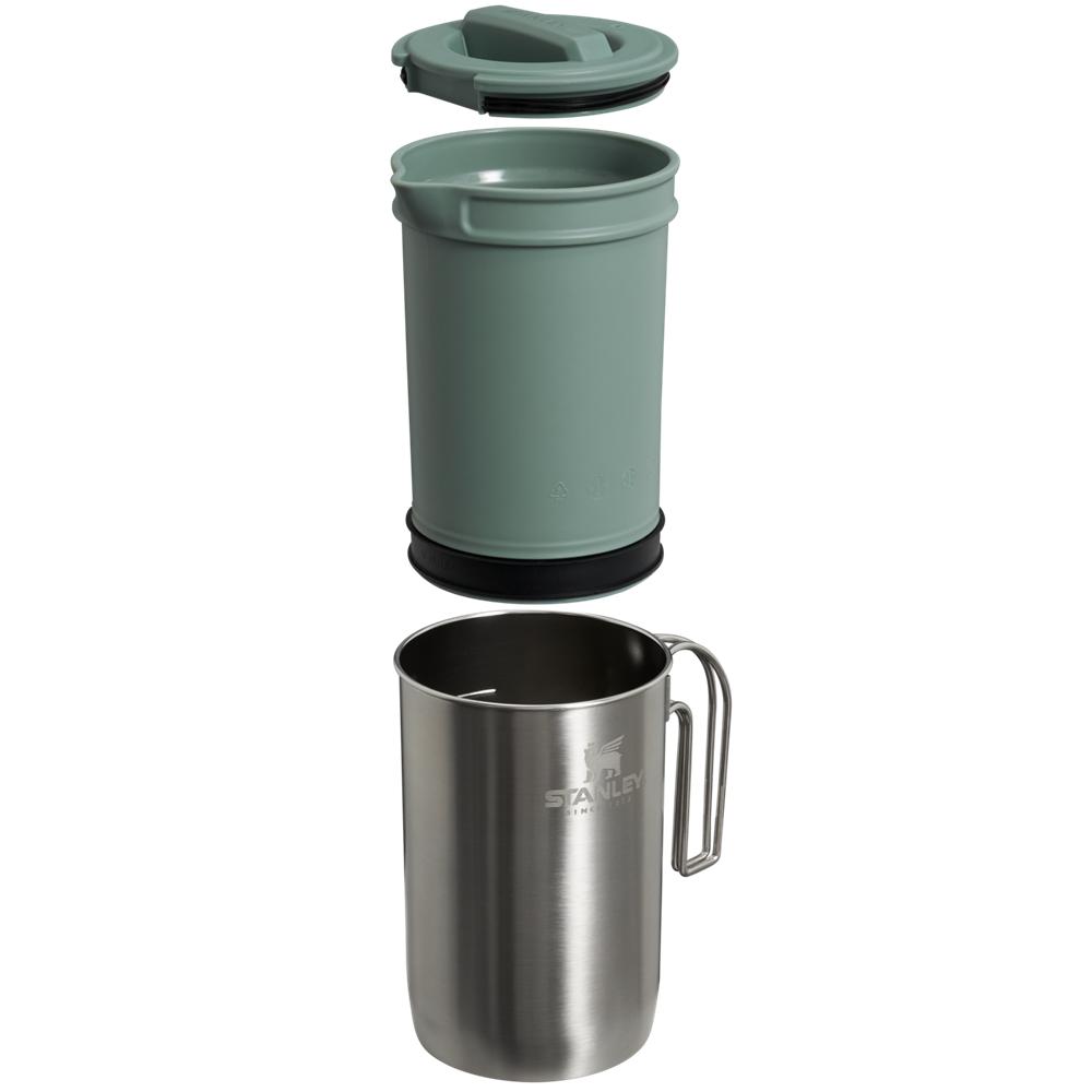 Stainless Steel Grey Stanley Adventure All-In-One Boil + Brew French Press Cups | 07148-KUSG