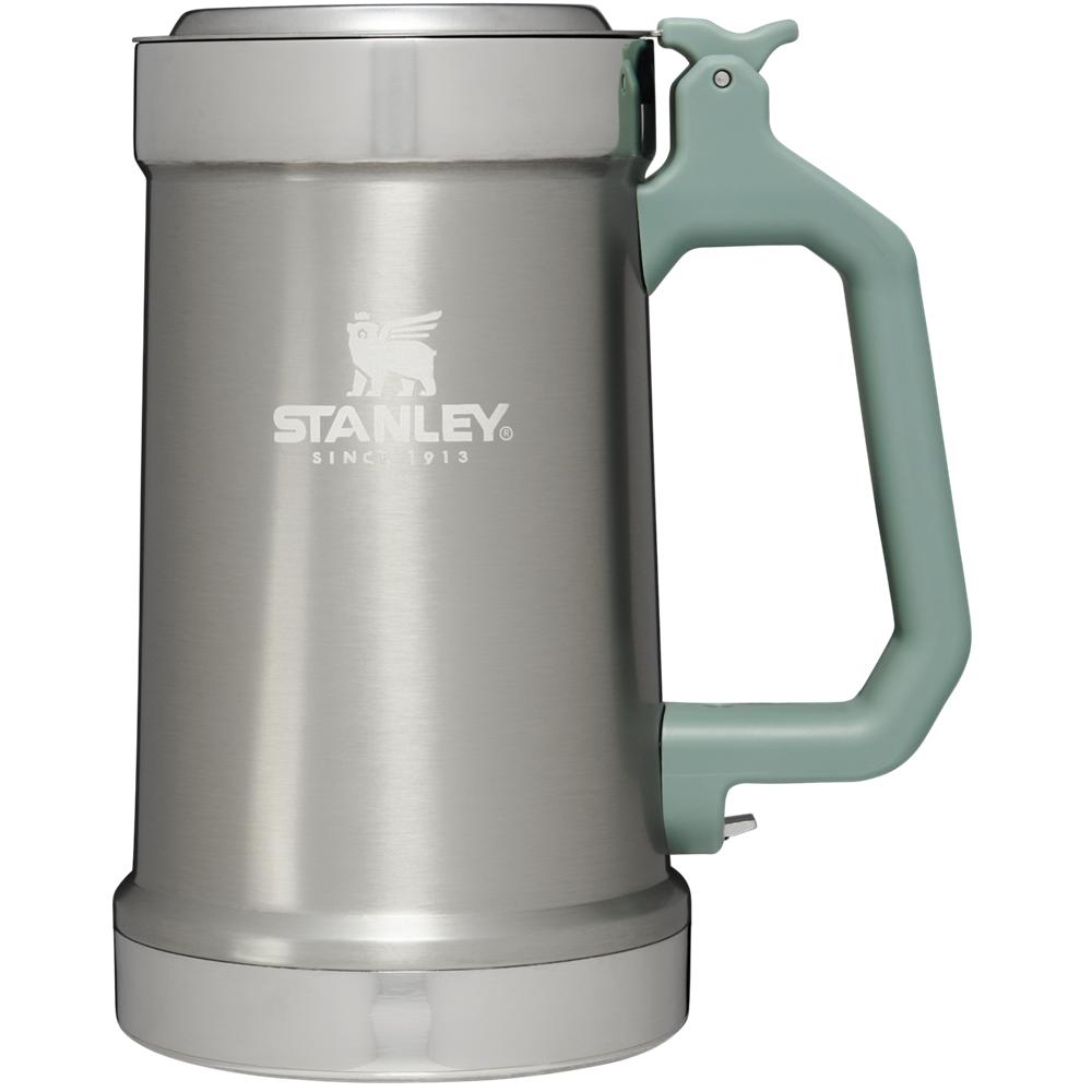 Stainless Steel Grey Stanley Classic Bottle Opener Beer Stein | 24OZ Mug Water Bottles | 63749-BZJO