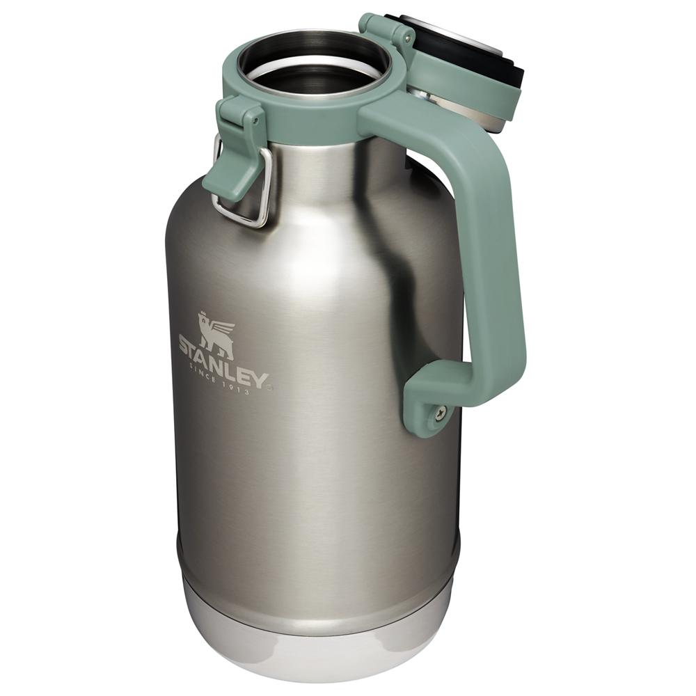 Stainless Steel Grey Stanley Classic Easy-Pour Insulated Beer Growler | 64 OZ Water Bottles | 65379-HGVD