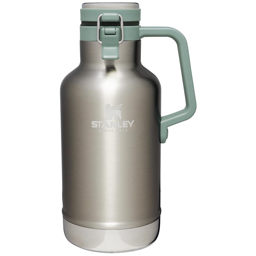 Stainless Steel Grey Stanley Classic Easy-Pour Insulated Beer Growler | 64 OZ Water Bottles | 65379-HGVD