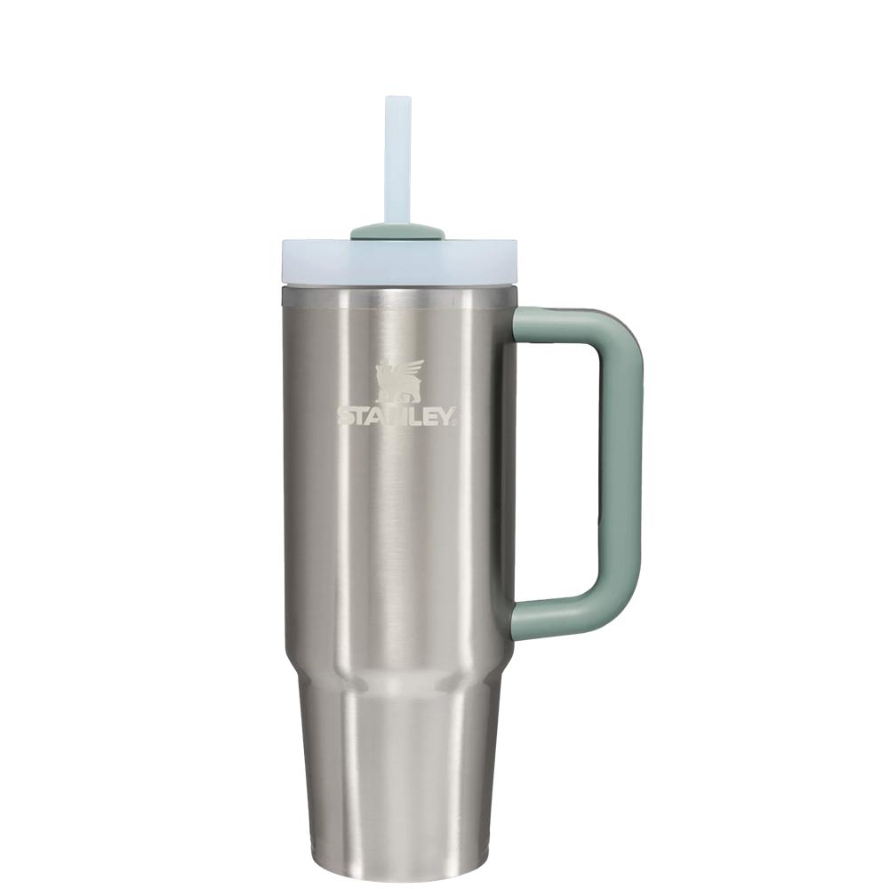 Stainless Steel Grey Stanley Quencher H2.0 Travel | 30 OZ Tumbler | 40381-ULSF