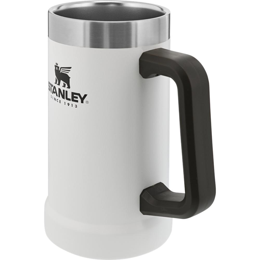 White Stanley Adventure Big Grip Beer Stein | 24OZ Mugs Cups | 61592-CFDY