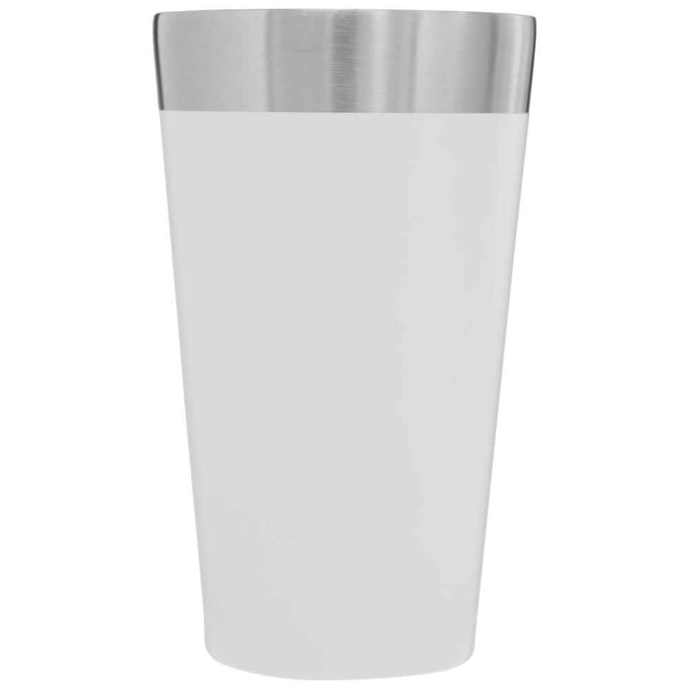 White Stanley Adventure Stacking Stainless Steel Beer Pint | 16OZ Tumbler Cups | 24958-HENX