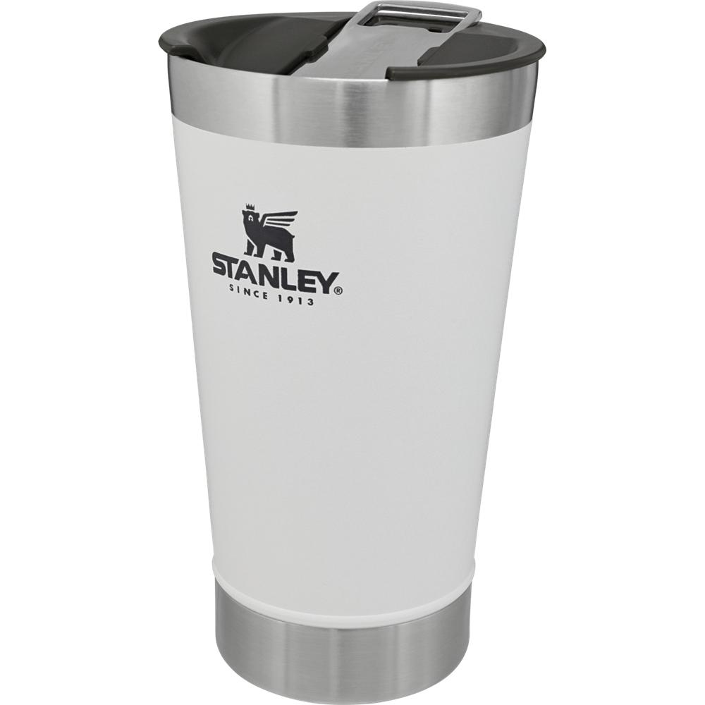 White Stanley Classic Stay Chill Insulated Beer Pint | 16OZ Tumbler Cups | 01732-BLSX