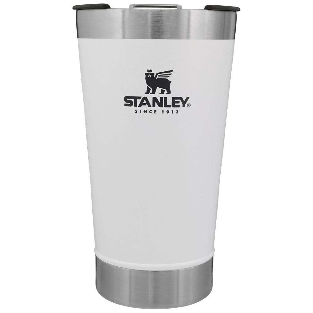 White Stanley Classic Stay Chill Insulated Beer Pint | 16OZ Tumbler Cups | 01732-BLSX