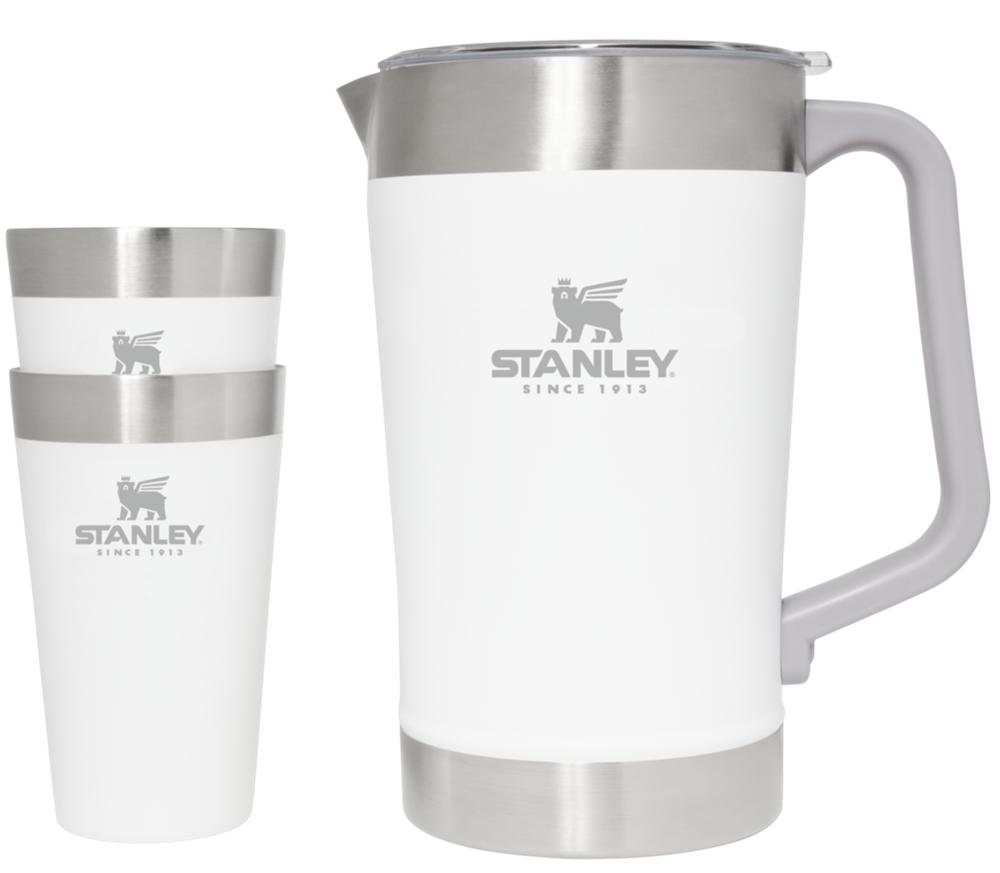 White Stanley Classic Stay Chill Insulated Pitcher Set Water Bottles | 76925-GECZ