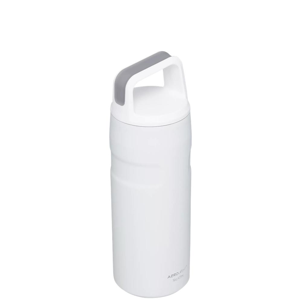 White Stanley IceFlow™ Bottle with Cap and Carry+ Lid | 16 OZ Water Bottles | 68240-OWCB