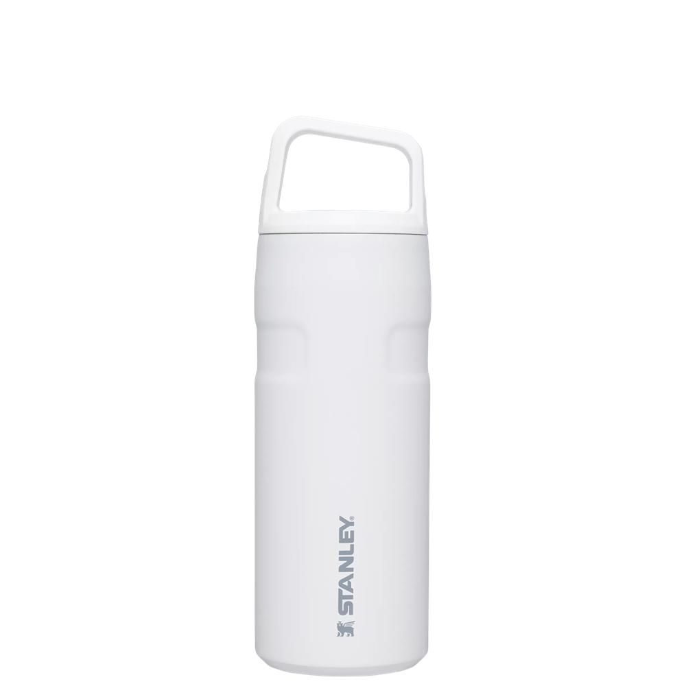 White Stanley IceFlow™ Bottle with Cap and Carry+ Lid | 16 OZ Water Bottles | 68240-OWCB