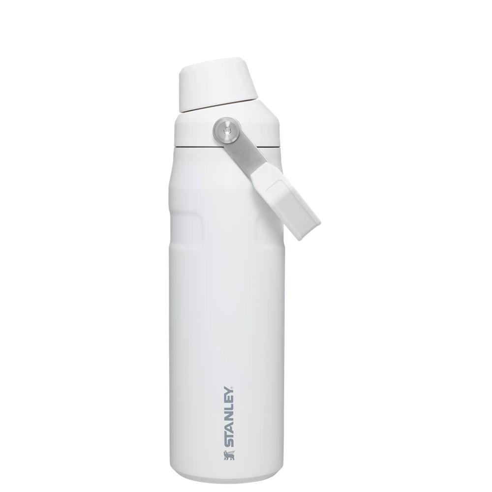 White Stanley IceFlow Insulated Bottle with Fast Flow Lid | 24 OZ Water Bottles | 10534-ZQRF