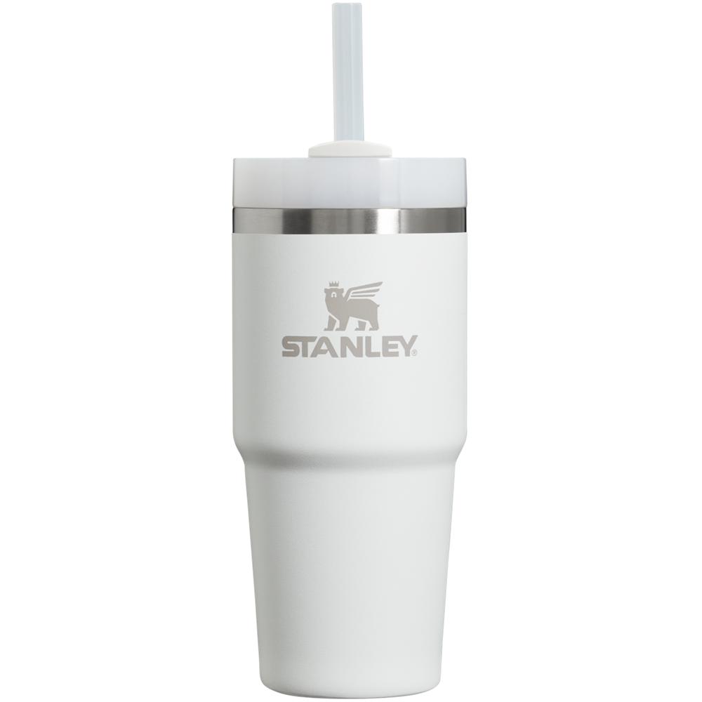 White Stanley Quencher H2.0 Travel Tumbler | 14 OZ Water Bottles | 58076-GHTF