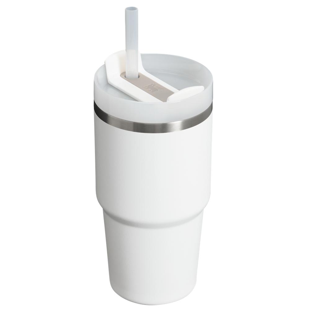 White Stanley Quencher H2.0 Travel | 20 OZ Tumbler | 62730-MBYS