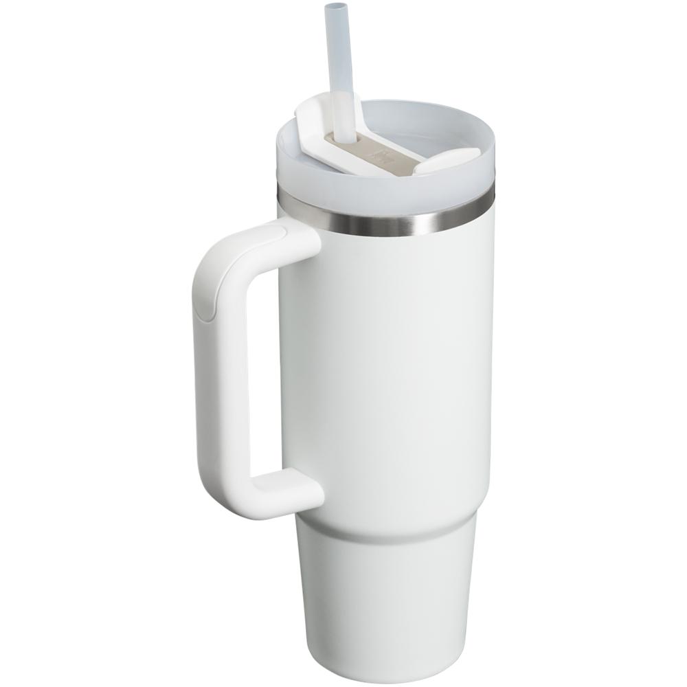 White Stanley Quencher H2.0 Travel | 30 OZ Tumbler | 76931-NPTK