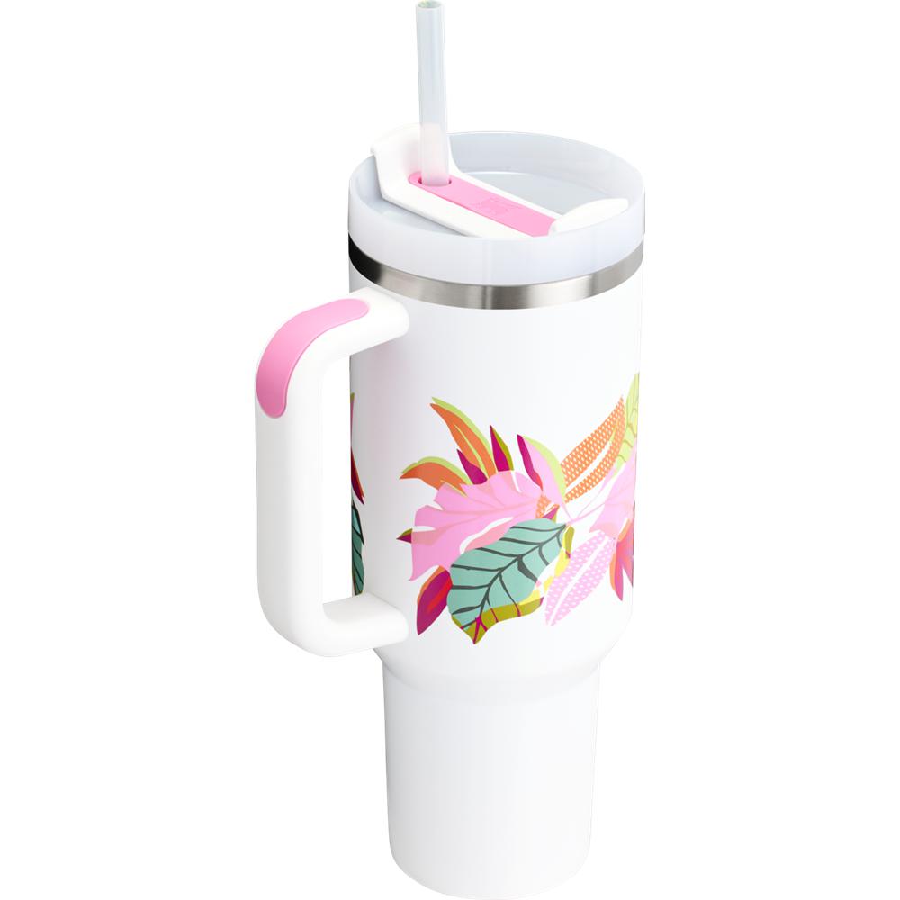 White Stanley The Mother’s Day Quencher H2.0 FlowState™ | 40 OZ Tumbler | 90762-ZMBA