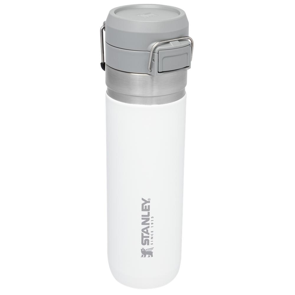 White Stanley The Quick Flip Go | 24 OZ Water Bottles | 53182-GVZP