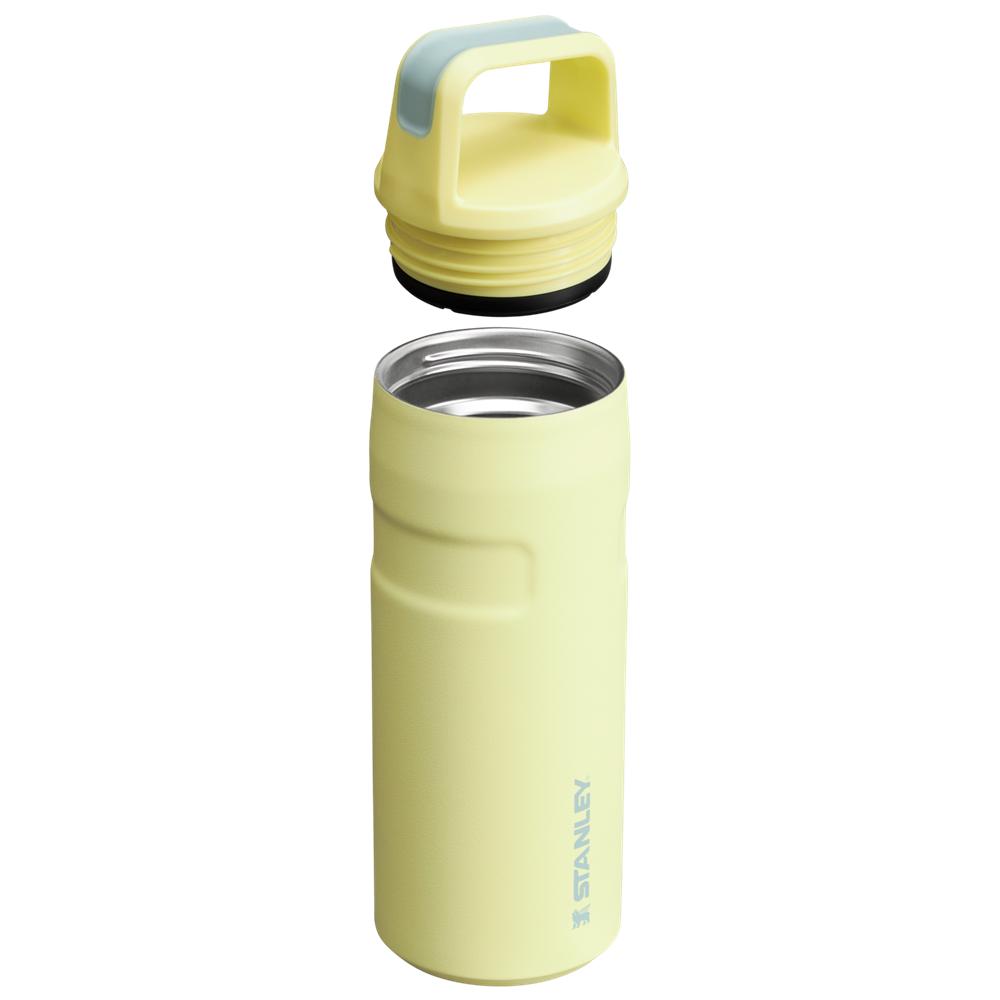 Yellow Stanley IceFlow™ Bottle with Cap and Carry+ Lid | 16 OZ Water Bottles | 01756-MTGZ